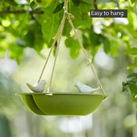 POINT-VIRGULE - Tuin - Vogelbad 27cm groen - thumbnail
