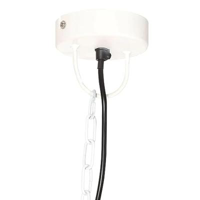 VidaXL Hanglamp industrieel vintage rond 25 w e27 41 cm wit