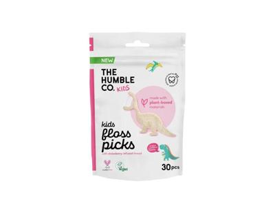 The Humble Co. Flosdraad - kids - aardbei - 30 stuks