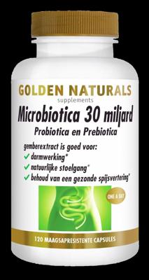 Golden Naturals Microbiotica 30 miljard 120 Vegetarische capsules