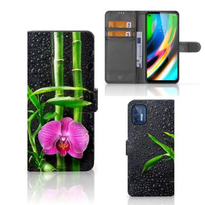 Motorola Moto G9 Plus Hoesje Orchidee | Portemonnee hoesje