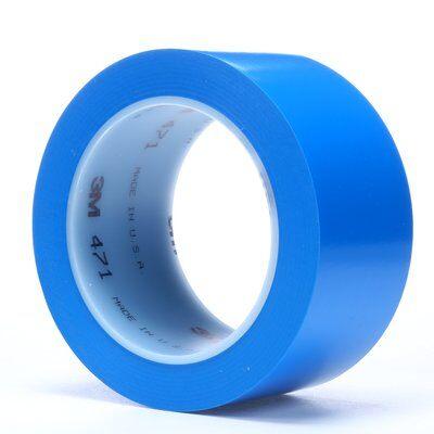 3M 471F 471BL50 PVC-plakband Blauw (l x b) 33 m x 50 mm 1 stuk(s) 3M 471F 471BL50 PVC-plakband Blauw (l x b) 33 m x 50 mm 1 stuk(s)