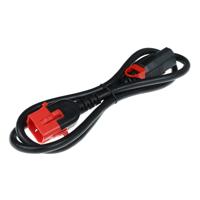 ACT Netsnoer C13 IEC Lock+ - C14 IEC Lock Dual Locking zwart 1,5 m, PC3602 - thumbnail