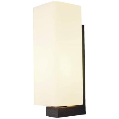 SLV WandlampQuadrass 28cm zwart - 1003430