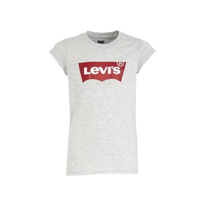 LEVI'S Meisjes t-shirt - Batwing - Grijs / Rood LEVI'S Meisjes t-shirt - Batwing - Grijs / Rood