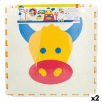 Puzzelmat Colorbaby 4 Onderdelen dieren 118 x 118 cm EVA (2 Stuks) - thumbnail
