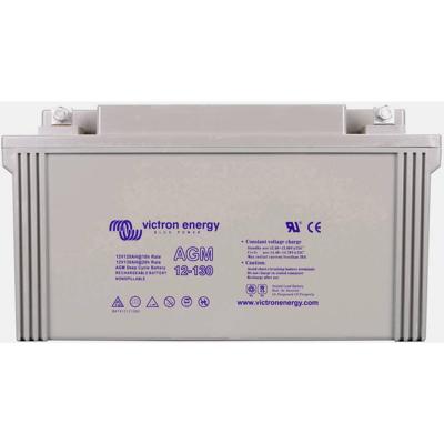 Victron Energy Deep Cycle Loodaccu 12 V 130 Ah Loodvlies (AGM) (b x h x d) 176 x 410 x 227 mm Cyclusbestendig