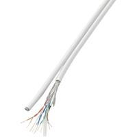 TRU COMPONENTS Duplex-Netwerkkabel CAT 6 SF/UTP 8 x 2 x 0.196 mm² Wit 100 m - thumbnail