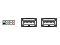 Delock USB-kabel USB 2.0 Shrouded header 8-polig, USB-A bus 0.20 m Zwart UL gecertificeerd 83292 - thumbnail