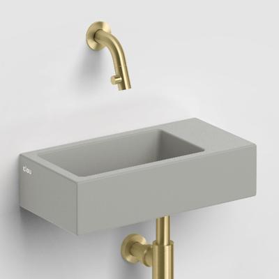 Clou Flush 3 Fontein Zonder Kraangat Mat Grijs Keramiek 36 cm Clou Flush 3 Fontein Zonder Kraangat Mat Grijs Keramiek 36 cm