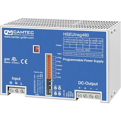Camtec HSEUIreg04801.18T Labvoeding, regelbaar 0 - 18 V/DC 0 - 40 A 480 W Aantal uitgangen 1 x Camtec HSEUIreg04801.18T Labvoeding, regelbaar 0 - 18 V/DC 0 - 40 A 480 W Aantal uitgangen 1 x