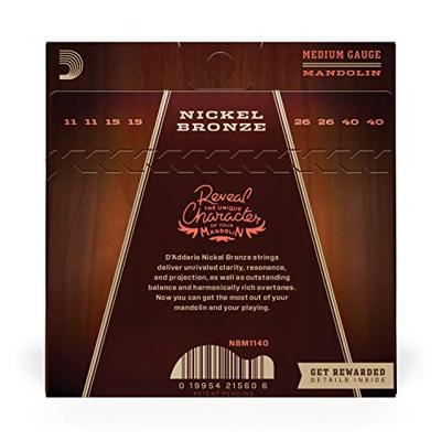 D&apos;Addario NBM1140 Nickel Bronze Medium 11-40 snaren voor mandoline