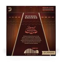 D&apos;Addario NBM1140 Nickel Bronze Medium 11-40 snaren voor mandoline - thumbnail