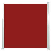 Windscherm uittrekbaar 140x300 cm rood - thumbnail