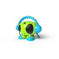 Lettore Mp3 Usb Karaoke (Robot01) Portatile Con 2 Microfoni Inclusi Verde E Cel - thumbnail