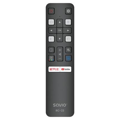 SAVIO RC-23 Universele / vervangende afstandsbediening voor TCL-tv - thumbnail