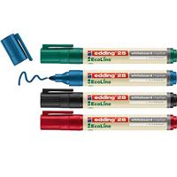 Edding Whiteboardmarker Ecoline e-28 etui van 4 stuks in geassorteerde kleuren - thumbnail
