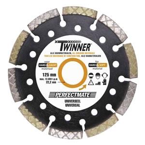Perfectmate Twinner 230 Diamantschijf | Universeel | 230 mm - Twinner230 Perfectmate Twinner 230 Diamantschijf | Universeel | 230 mm - Twinner230
