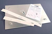 Sigel SI-B1301 Glasmagneetbord Be!Board Zwart 900x600x9mm Incl. 2 Magneten - thumbnail