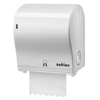 Handdoekroldispenser Satino PT1 manueel medium wit 331520 - thumbnail