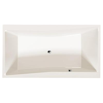 Rechthoekig Ligbad Sapho Quest 180x100x49 cm Gebroken Wit