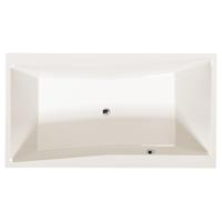 Rechthoekig Ligbad Sapho Quest 180x100x49 cm Gebroken Wit - thumbnail