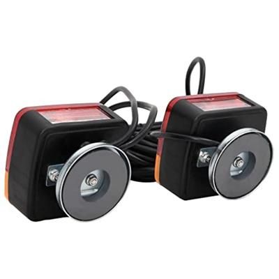 VidaXL Aanhangerlampen 2 st klassiek peertje 12 v 10,5x7,5x10 cm rood