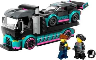 Lego City 60406 Raceauto en Transporttruck - thumbnail