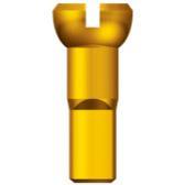 Sapim spaaknippel 14 polyax 14mm geel aluminium (100st) - thumbnail