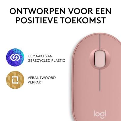 Logitech 910-007014 muis Reizen Ambidextrous RF-draadloos + Bluetooth Optisch 4000 DPI