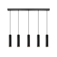 LABEL51 Hanglamp 'Ferroli' 5-lamps, kleur Zwart - thumbnail