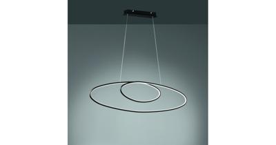 Trio Hanglamp Avus - Metaal - Zwart Mat