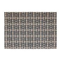 Tapijt Atmosphera Zwart Beige Katoen Multicolour 60 x 90 cm - thumbnail
