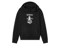 Kinder hoodie (Zwart, 146/152) - thumbnail