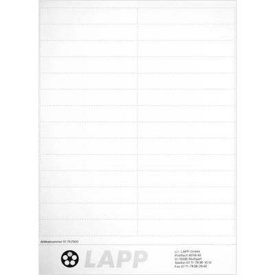 Lapp ETIKETTENBOGEN F R TR GER ETB 56 St CK