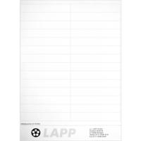 Lapp ETIKETTENBOGEN F R TR GER ETB 56 St CK - thumbnail
