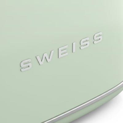 Vintage broodrooster voor 2 sneetjes - SWEISS - GRS7 - 850 W - Verstelbare thermostaat - Groen