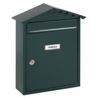 Brievenbus Arregui Groen Staal 30 x 11 x 36 cm - thumbnail