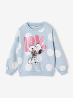 Sweat Peanuts® SNOOPY meisjestrui met grote stippen hemelsblauw - thumbnail