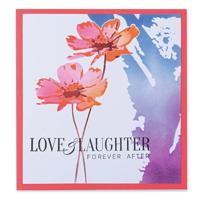Sizzix • layered stencil flowers - thumbnail