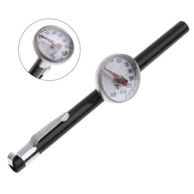 2 stuks sonde type huishoudelijke voedsel thermometers voor het meten van vloeibaar voedsel (zilver zwart)