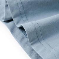Kindershirt met lange mouwen doelprint 92 lichtblauw - thumbnail