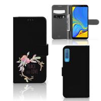 Samsung Galaxy A7 (2018) Leuk Hoesje Boho Text - thumbnail