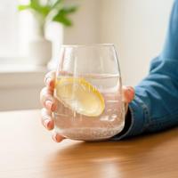 Waterglas graveren - Luxe glas - 4 stuks - thumbnail