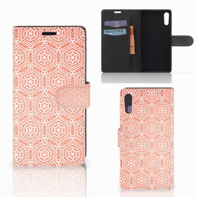 Sony Xperia XZ | Sony Xperia XZs | Telefoon Hoesje | Pattern Orange Sony Xperia XZ | Sony Xperia XZs | Telefoon Hoesje | Pattern Orange