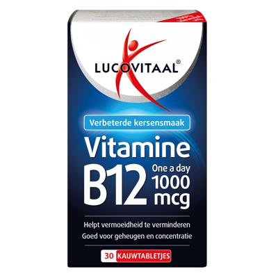 Lucovitaal Vitamine B12 1000mcg 30 Kauwtabletten