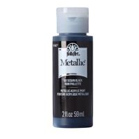 FolkArt • metallic acrylic paint sequin black 59ml - thumbnail