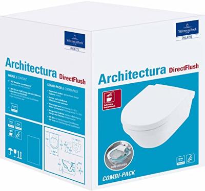 Villeroy & Boch Architectura pack wandcloset - directflush softclose en quickrelease wit 4694hr01