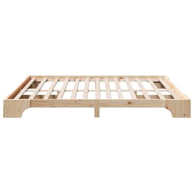 Bedframe Naturel 180 x 200 cm Massief grenenhout