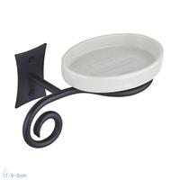 Zeephouder Sapho Rebecca Hangend 18.7x8.7 cm Zwart / Wit - thumbnail